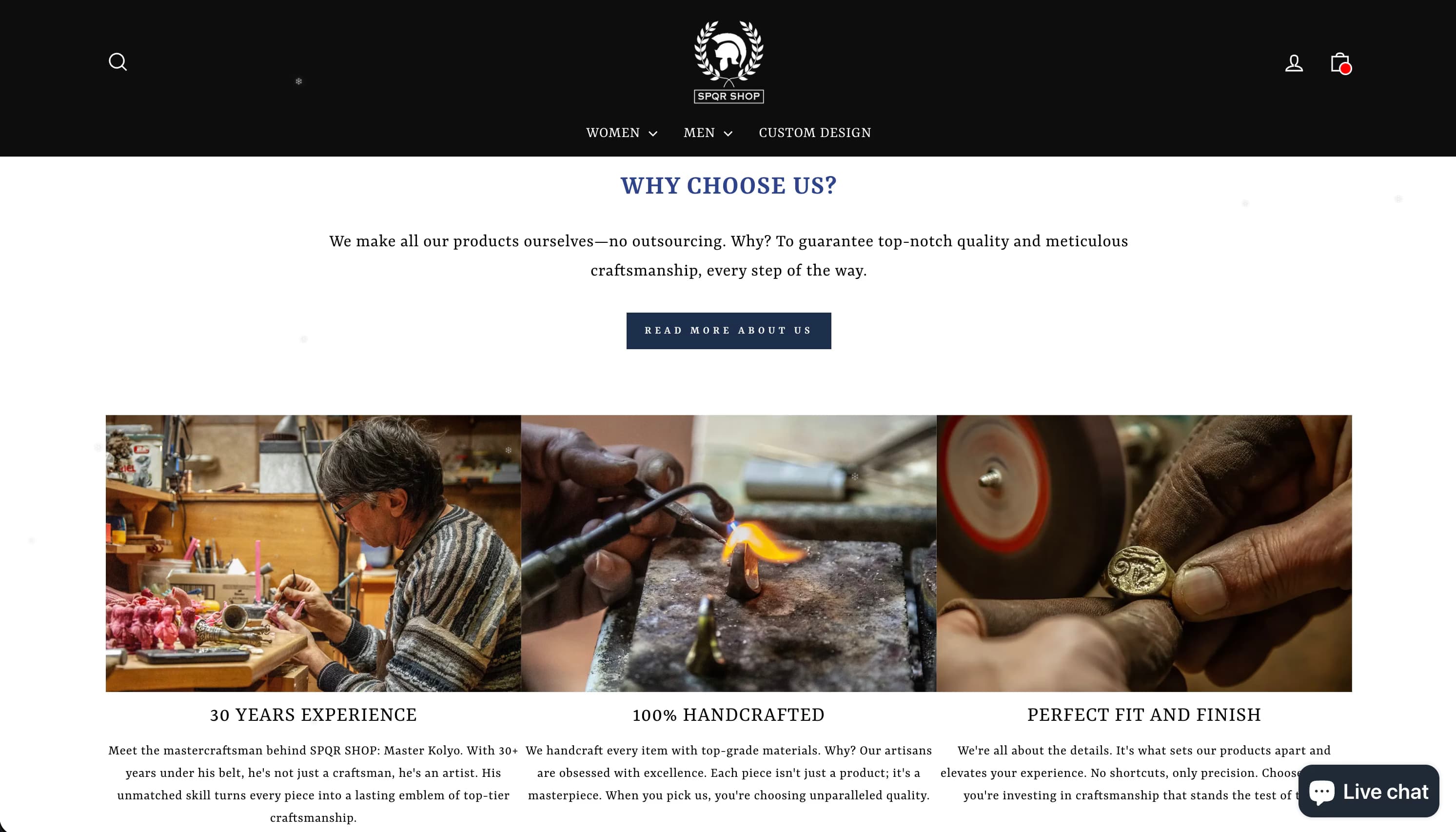 SPQR Shop - SPQR Shop: Ancient Elegance Meets Modern E-Commerce