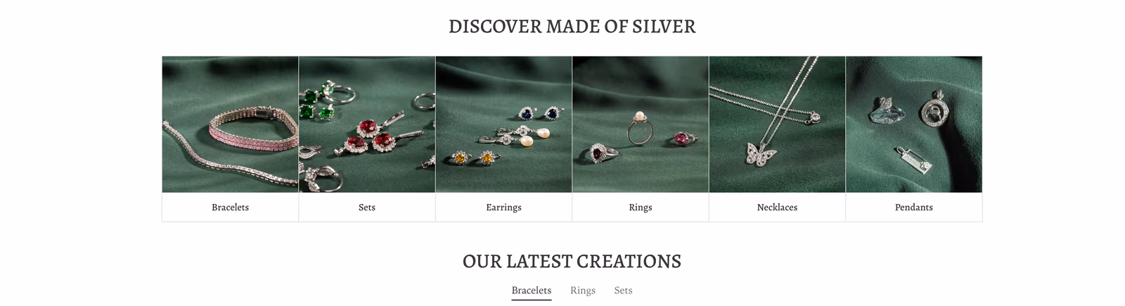 Made of Silver: product page