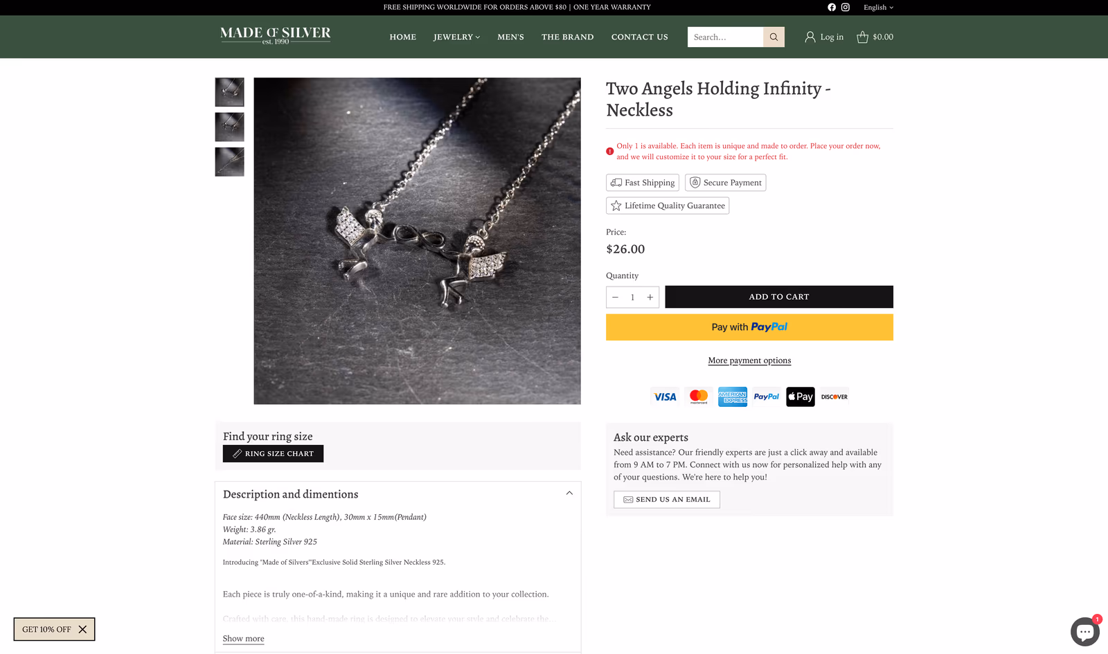 Made of Silver: collection